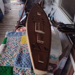 Handcrafted Solid Wood Boat Competition Full Size
